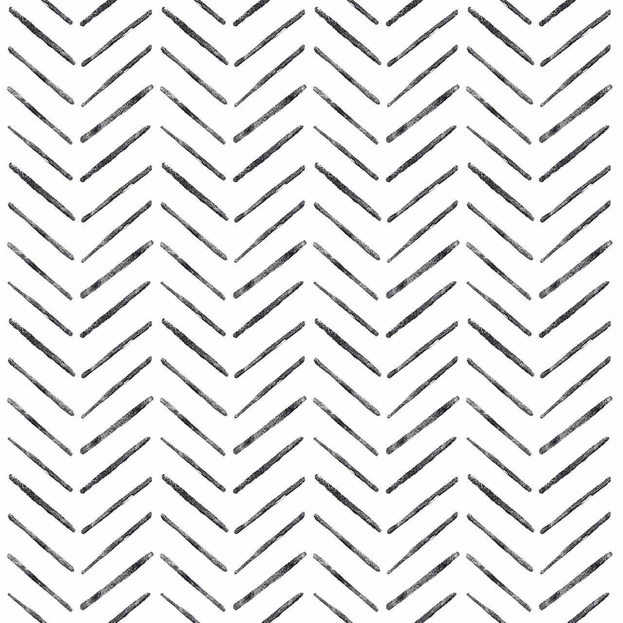 NuWallpaper Black Holden Peel & Stick Wallpaper